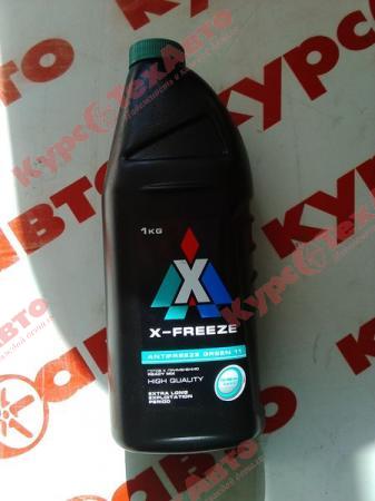 картинка Антифриз X-Freeze 1 л зеленый магазин Курс-ТехАвто