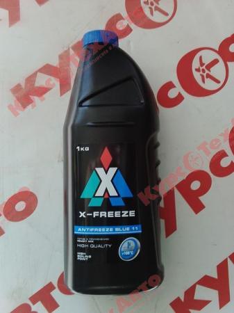 картинка Антифриз X-Freeze 1 л голубой магазин Курс-ТехАвто